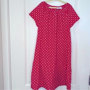 Preloved Hanna Andersson Red Dress Girls SZ 140